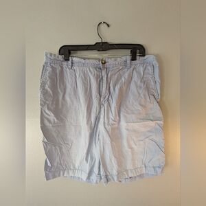 IZOD W36 Cargo Shorts Light Gray